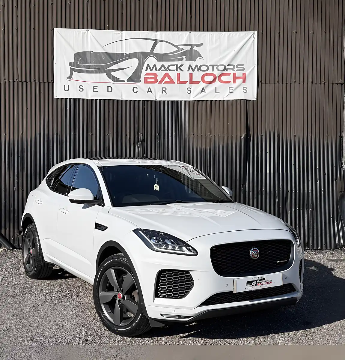 Used 2019 Jaguar E-Pace Chequered Flag White - Front View