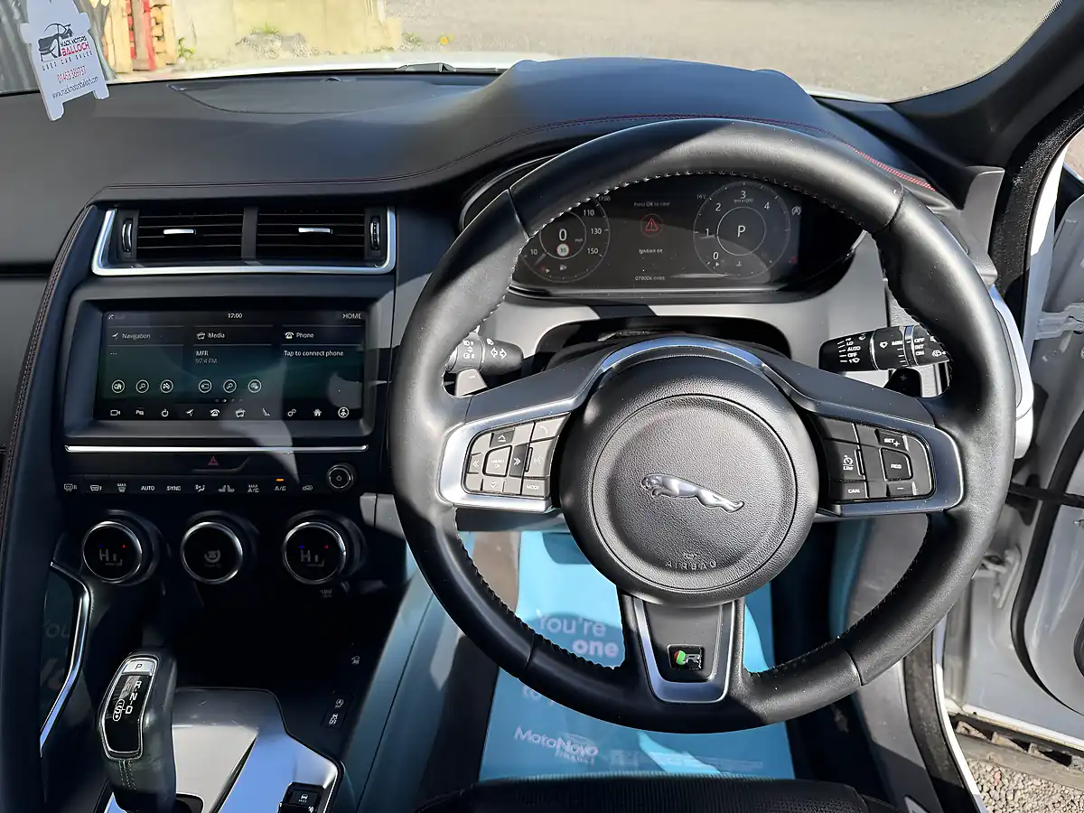Used 2019 Jaguar E-Pace Chequered Flag White - Interior and Exterior details 15
