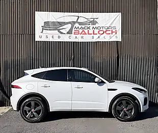 Used 2019 Jaguar E-Pace Chequered Flag White - Interior and Exterior details 4