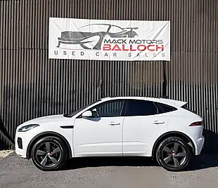 Used 2019 Jaguar E-Pace Chequered Flag White - Interior and Exterior details 8