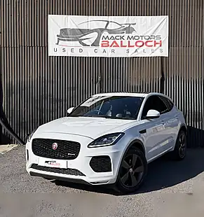 Used 2019 Jaguar E-Pace Chequered Flag White - Interior and Exterior details 9