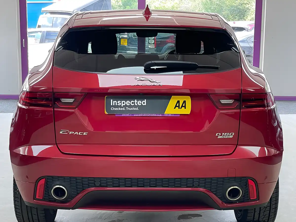 Used 2019 Jaguar E-Pace R-Dynamic Hse Firenze Red - Interior and Exterior details 8