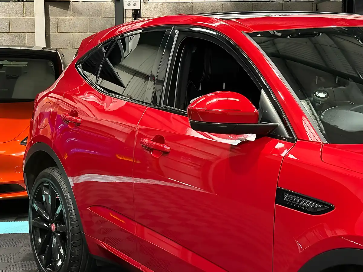 Used 2019 Jaguar E-Pace R-Dynamic Hse Red - Interior and Exterior details 11