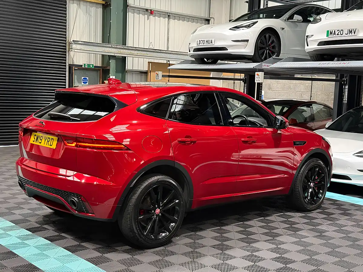 Used 2019 Jaguar E-Pace R-Dynamic Hse Red - Interior and Exterior details 9