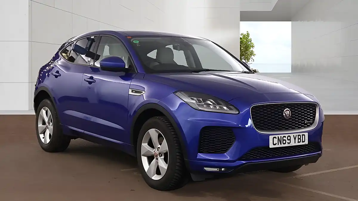 Used 2019 Jaguar E-Pace R-Dynamic S Blue - Front View