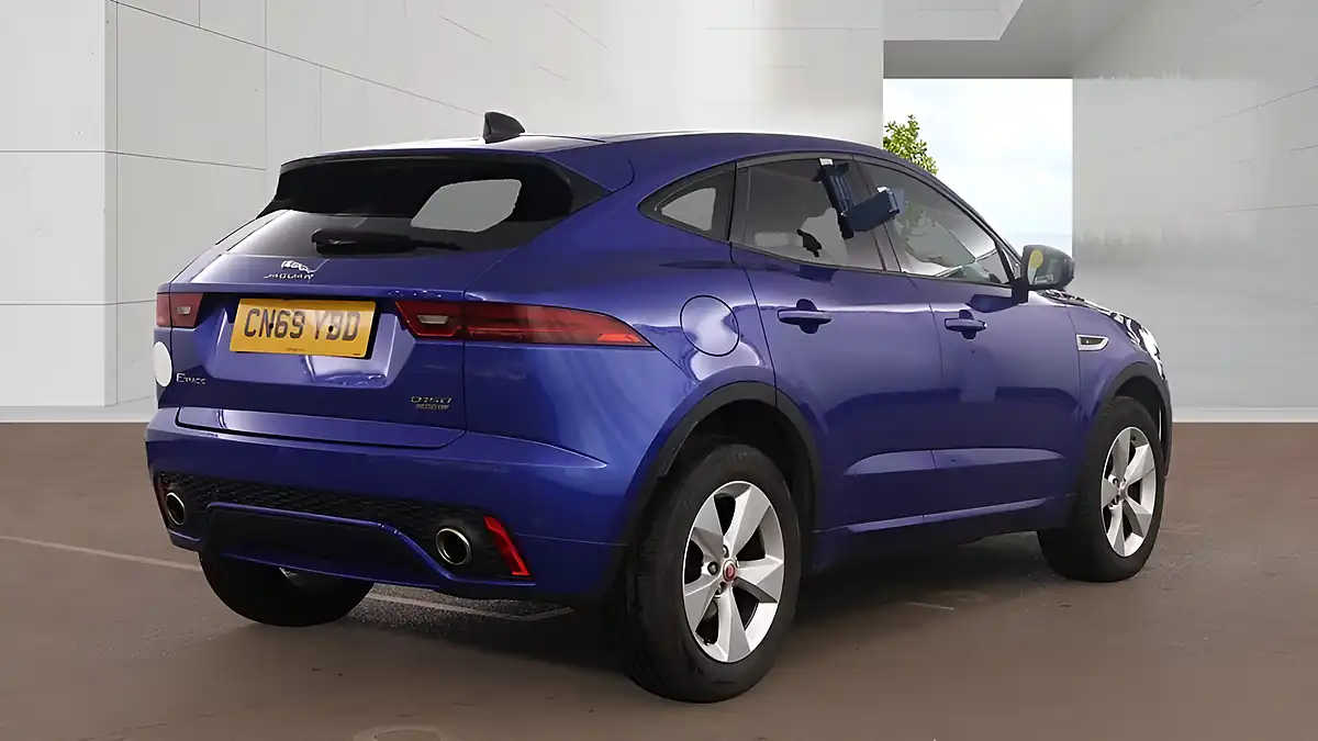Used 2019 Jaguar E-Pace R-Dynamic S Blue - Interior and Exterior details 2
