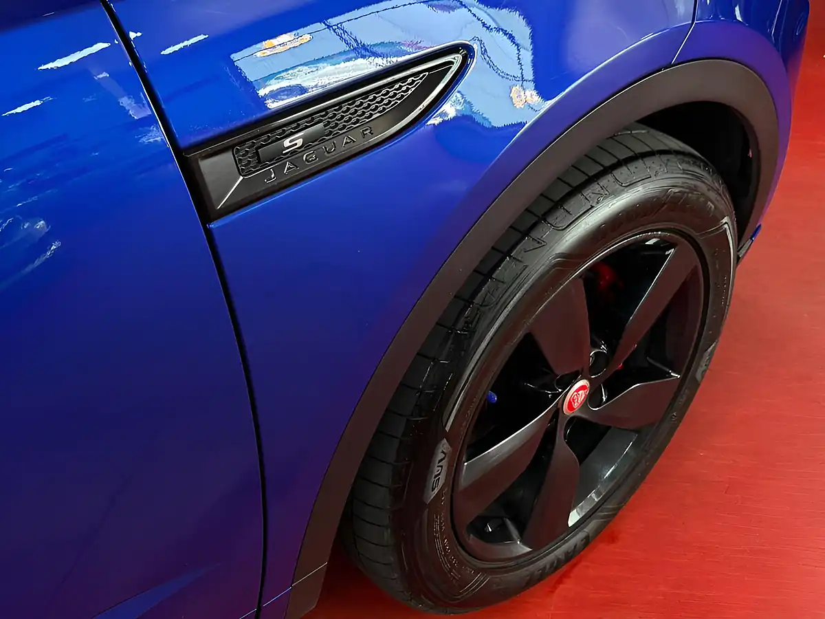 Used 2019 Jaguar E-Pace R-Dynamic S Blue - Interior and Exterior details 11