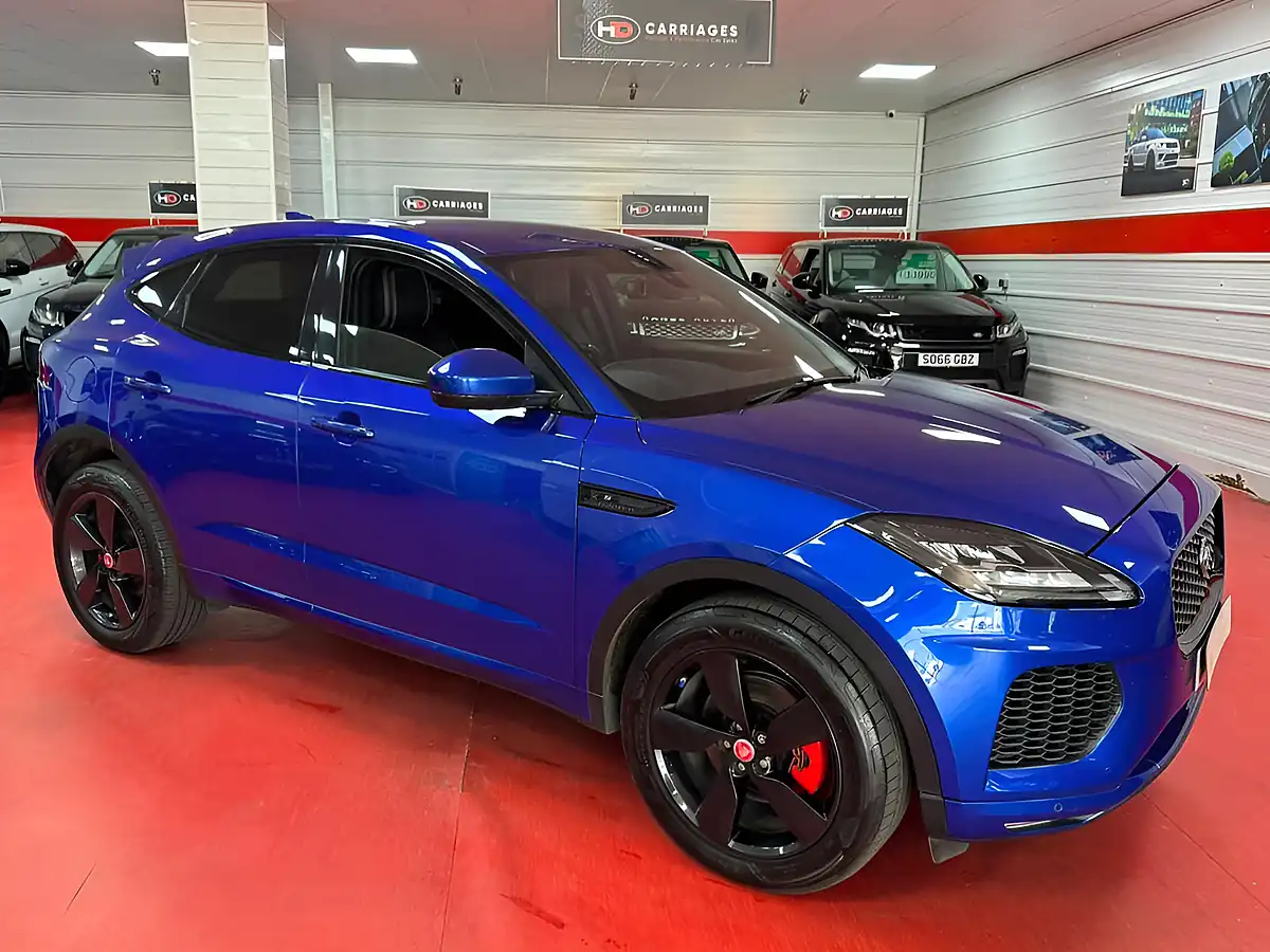 Used 2019 Jaguar E-Pace R-Dynamic S Blue - Interior and Exterior details 3