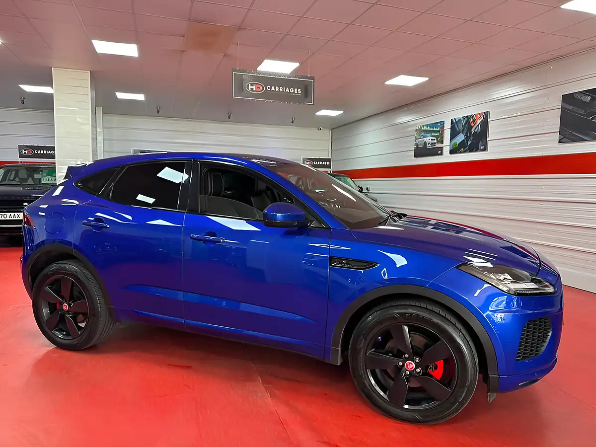 Used 2019 Jaguar E-Pace R-Dynamic S Blue - Interior and Exterior details 4
