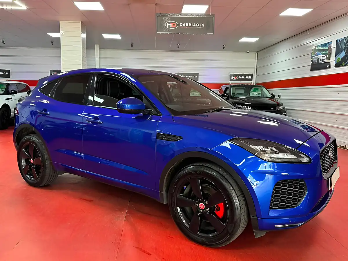 Used 2019 Jaguar E-Pace R-Dynamic S Blue - Interior and Exterior details 5