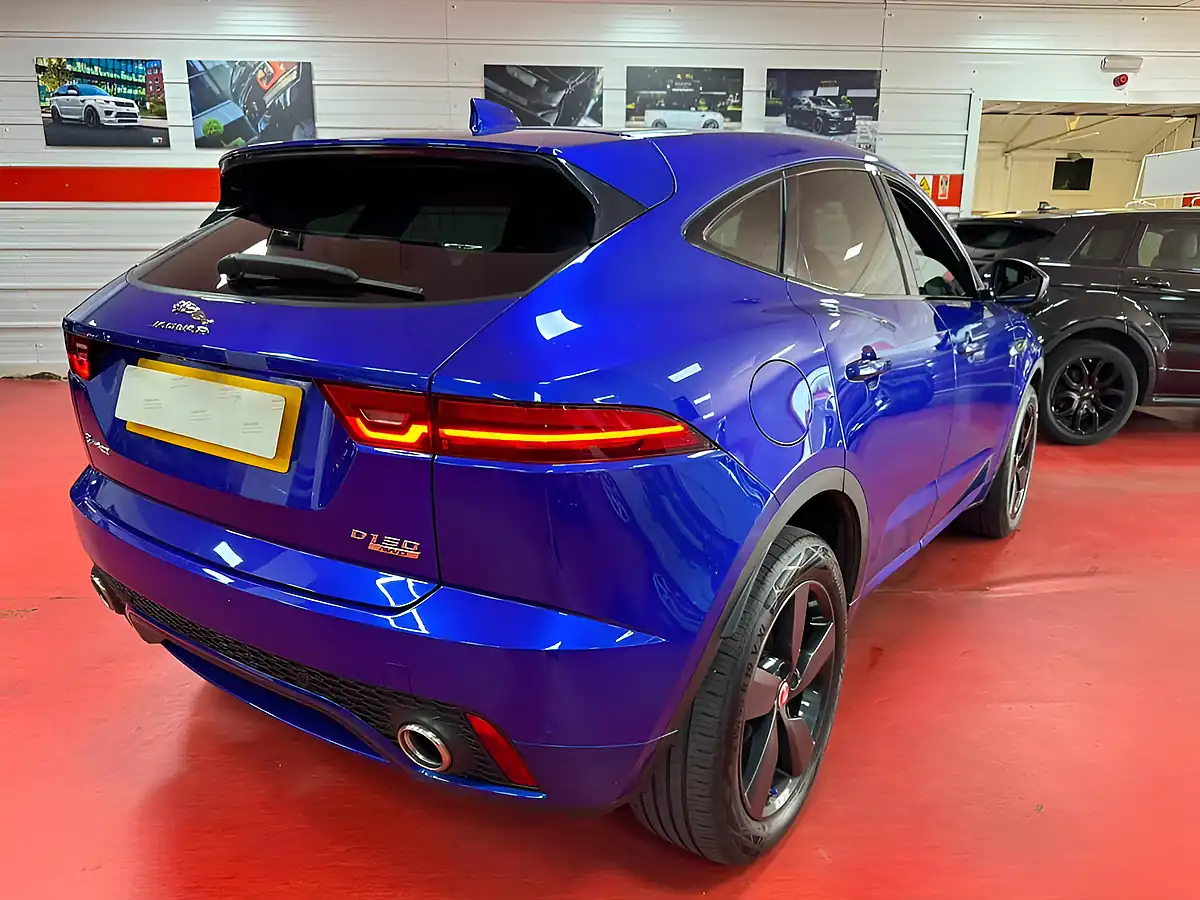 Used 2019 Jaguar E-Pace R-Dynamic S Blue - Interior and Exterior details 6
