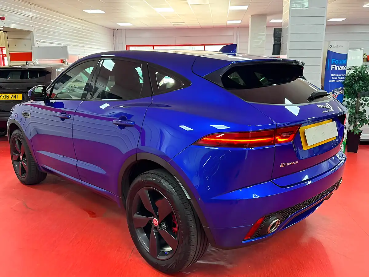 Used 2019 Jaguar E-Pace R-Dynamic S Blue - Interior and Exterior details 8