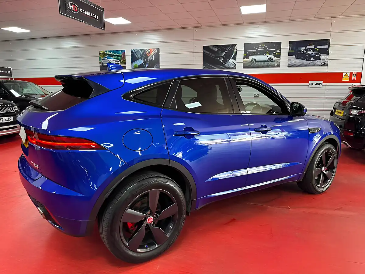 Used 2019 Jaguar E-Pace R-Dynamic S Blue - Interior and Exterior details 9