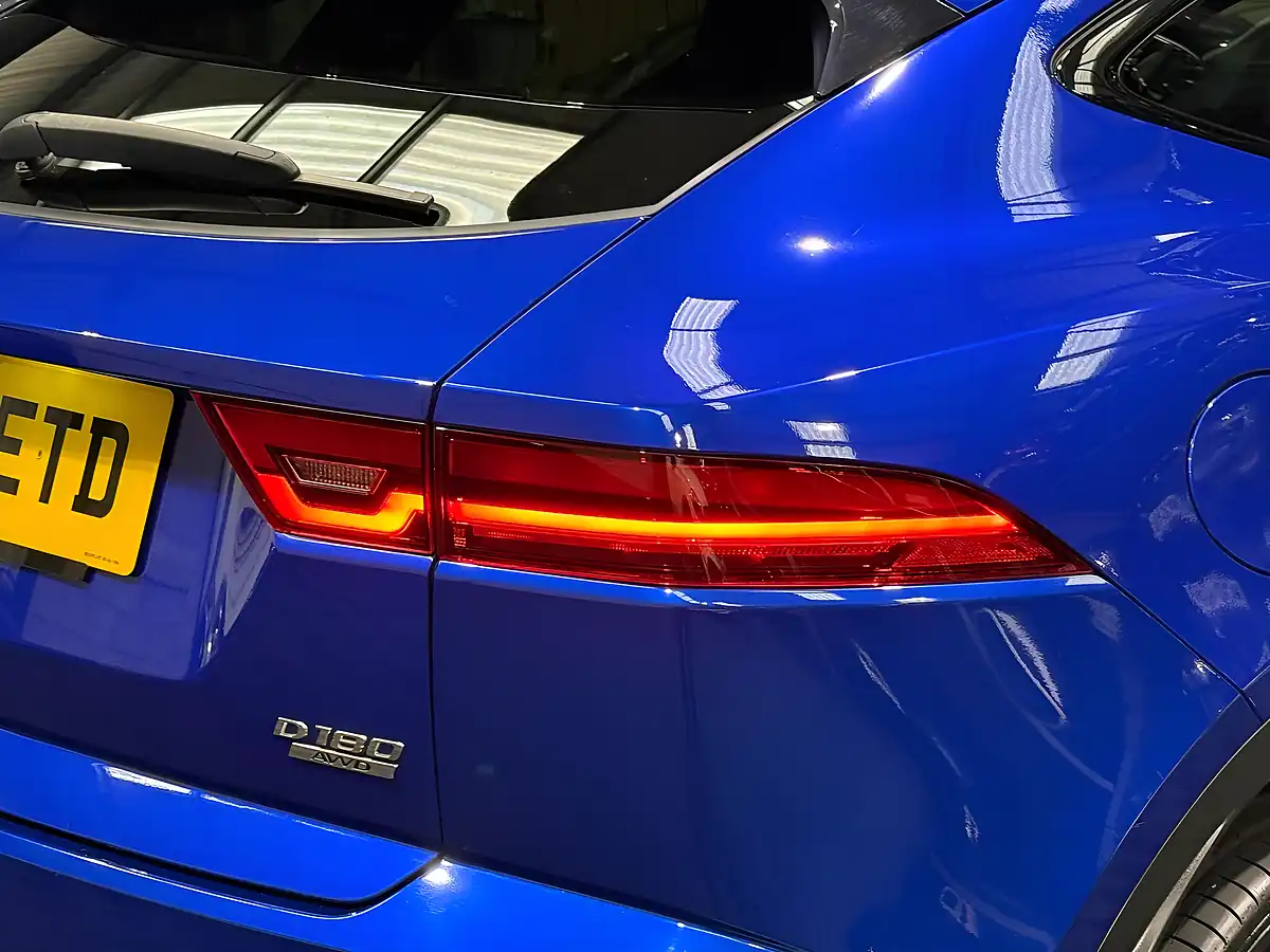 Used 2019 Jaguar E-Pace R-Dynamic S Blue - Interior and Exterior details 11