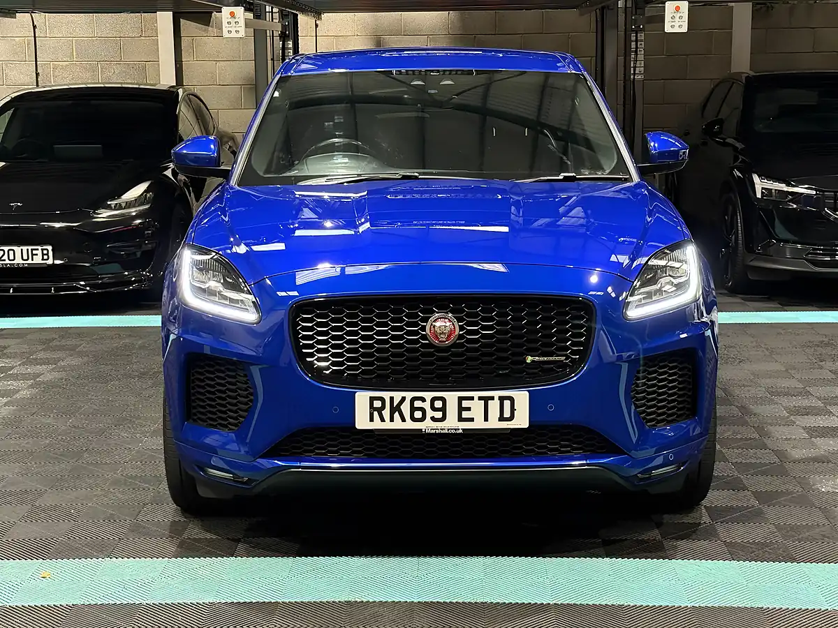 Used 2019 Jaguar E-Pace R-Dynamic S Blue - Interior and Exterior details 4