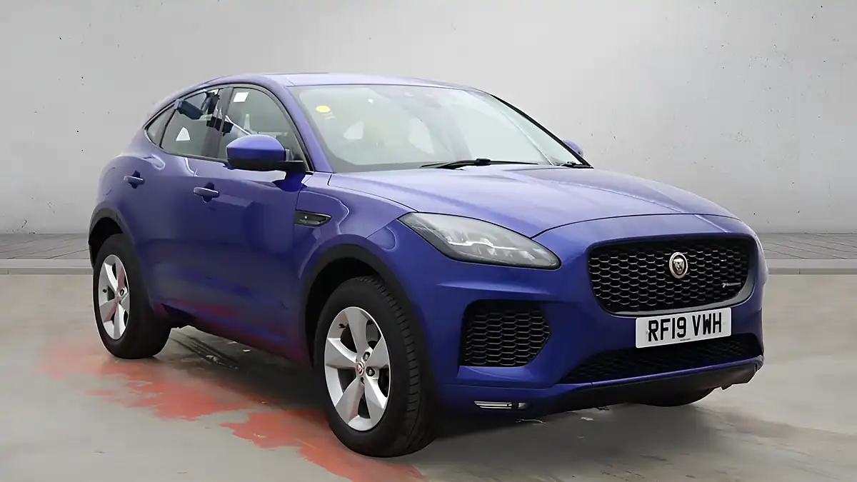 Used 2019 Jaguar E-Pace R-Dynamic S Caesium Blue - Front View