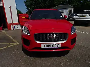 Used 2019 Jaguar E-Pace R-Dynamic S Red - Interior and Exterior details 12
