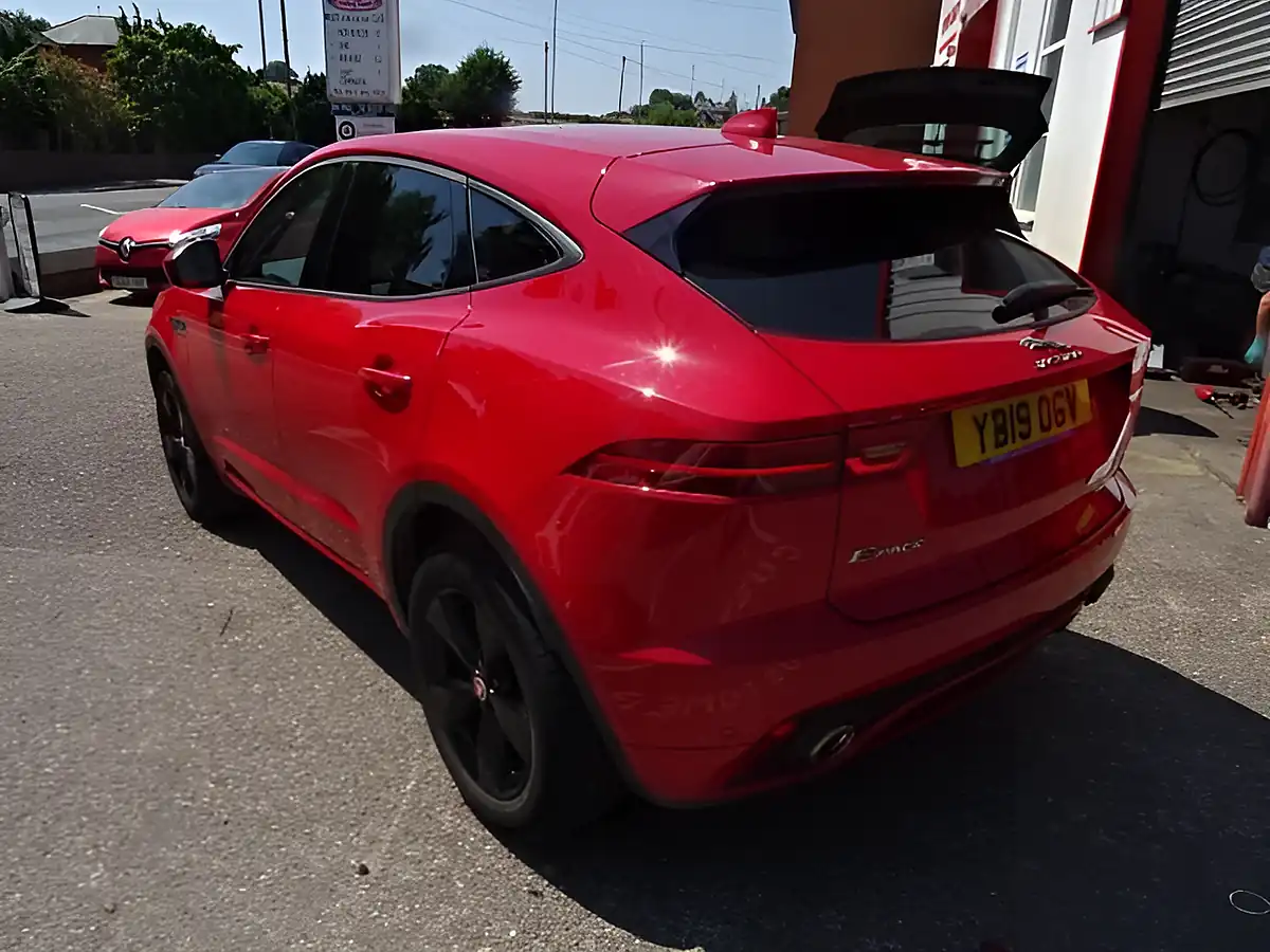Used 2019 Jaguar E-Pace R-Dynamic S Red - Interior and Exterior details 7