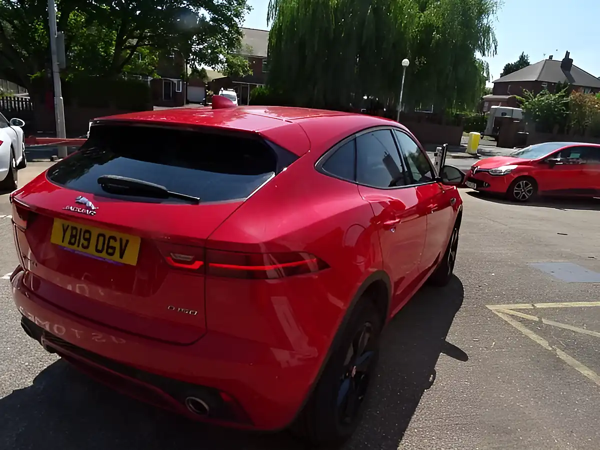Used 2019 Jaguar E-Pace R-Dynamic S Red - Interior and Exterior details 8