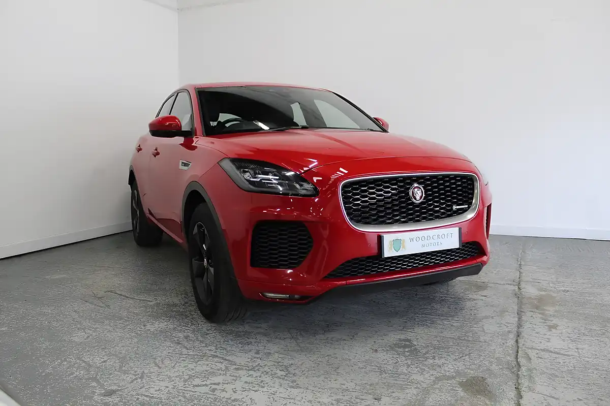 Used 2019 Jaguar E-Pace R-Dynamic S Red - Front View