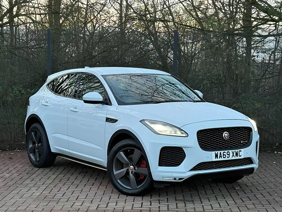 Used 2019 Jaguar E-Pace R-Dynamic S White - Front View