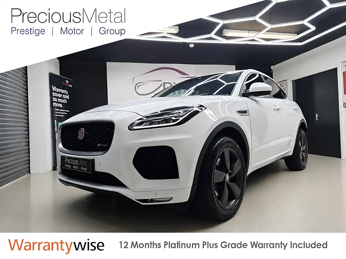 Used 2019 Jaguar E-Pace R-Dynamic S White - Front View