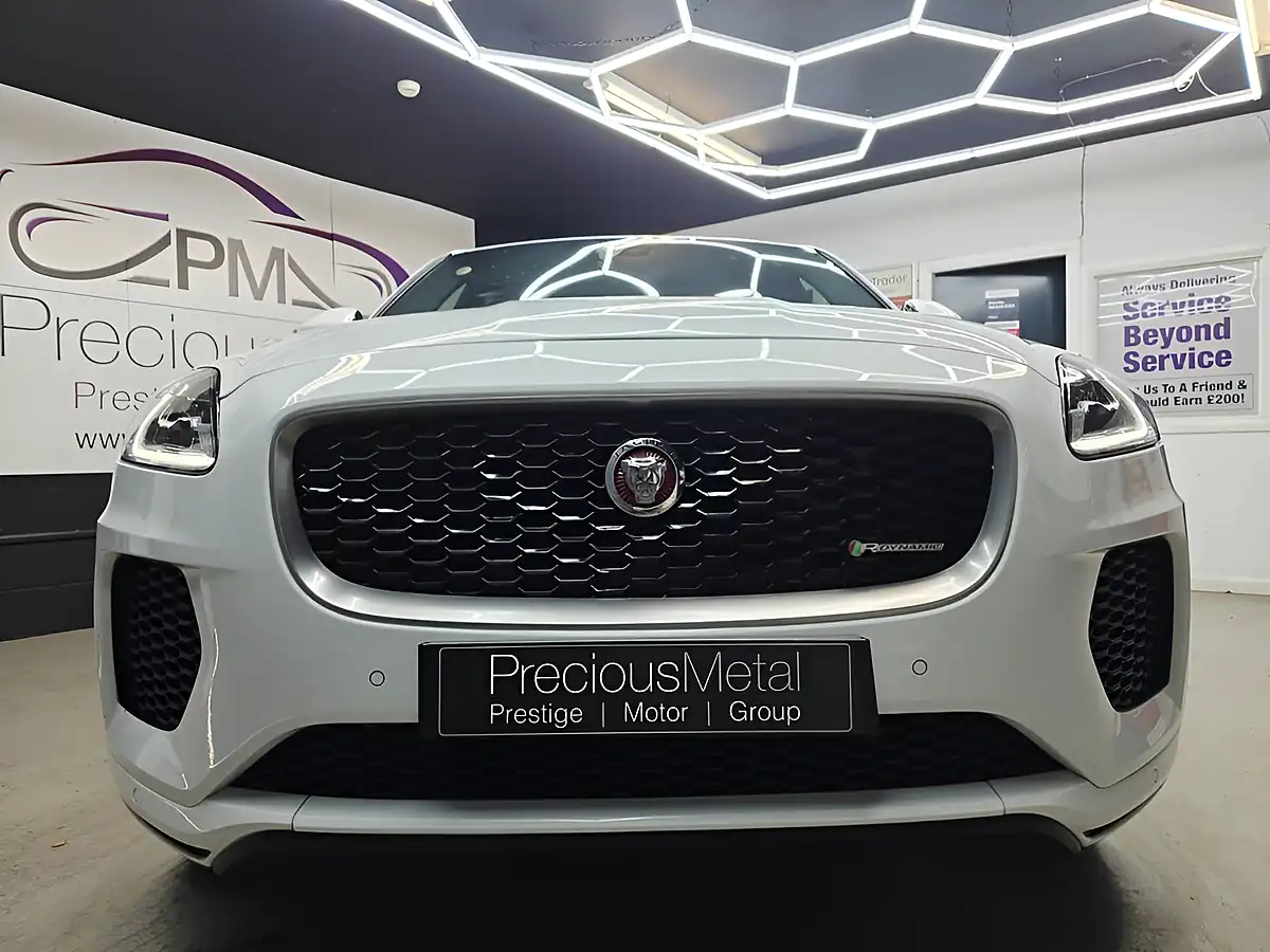 Used 2019 Jaguar E-Pace R-Dynamic S White - Interior and Exterior details 4