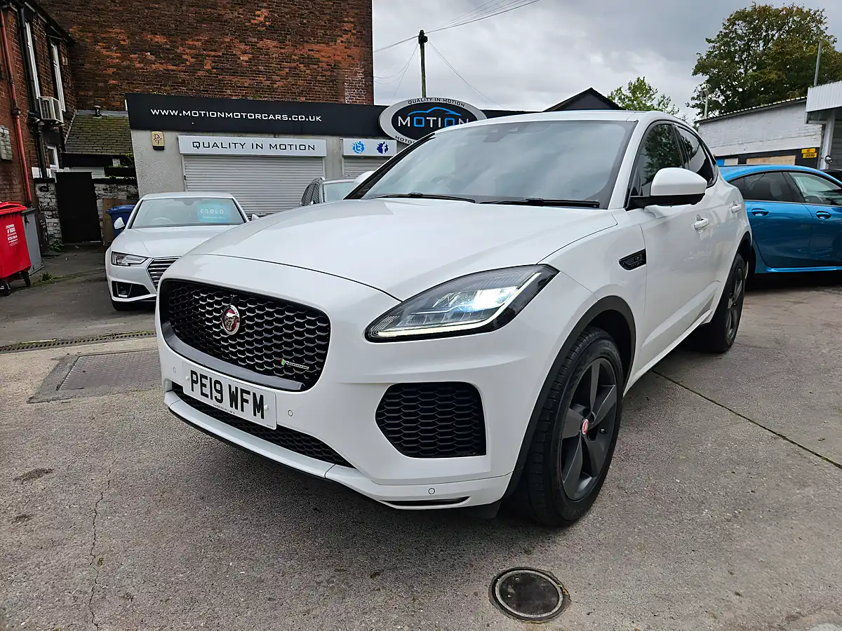 Used 2019 Jaguar E-Pace R-Dynamic S White - Interior and Exterior details 2