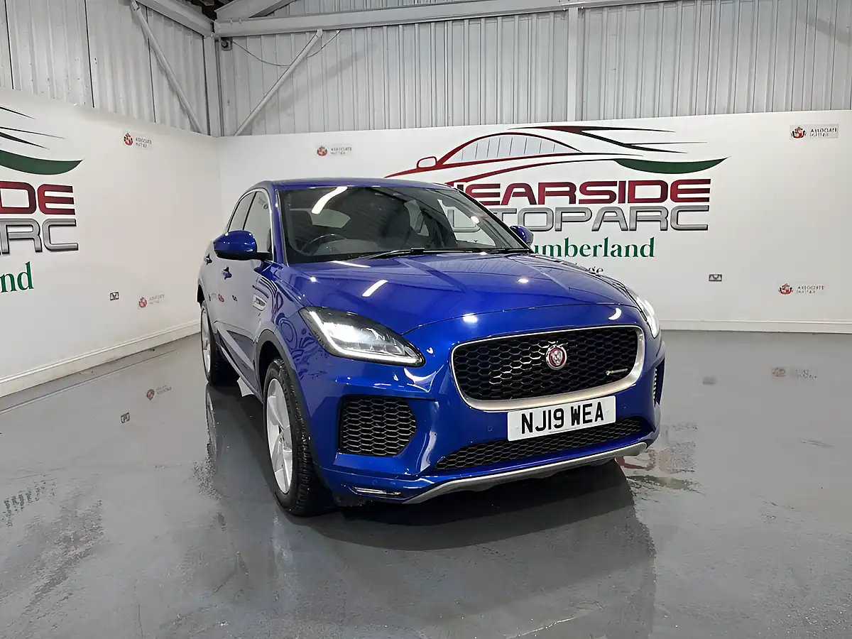 Used 2019 Jaguar E-Pace R-Dynamic Se Blue - Front View