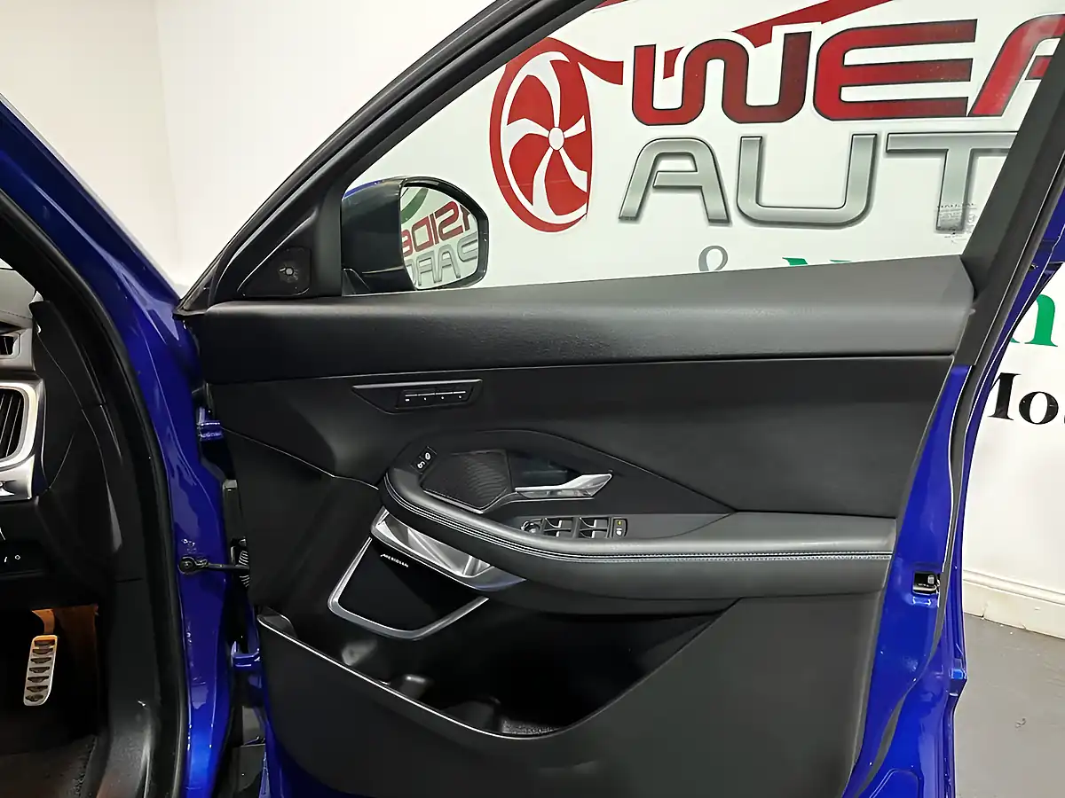 Used 2019 Jaguar E-Pace R-Dynamic Se Blue - Interior and Exterior details 13