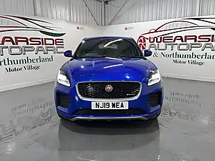 Used 2019 Jaguar E-Pace R-Dynamic Se Blue - Interior and Exterior details 2
