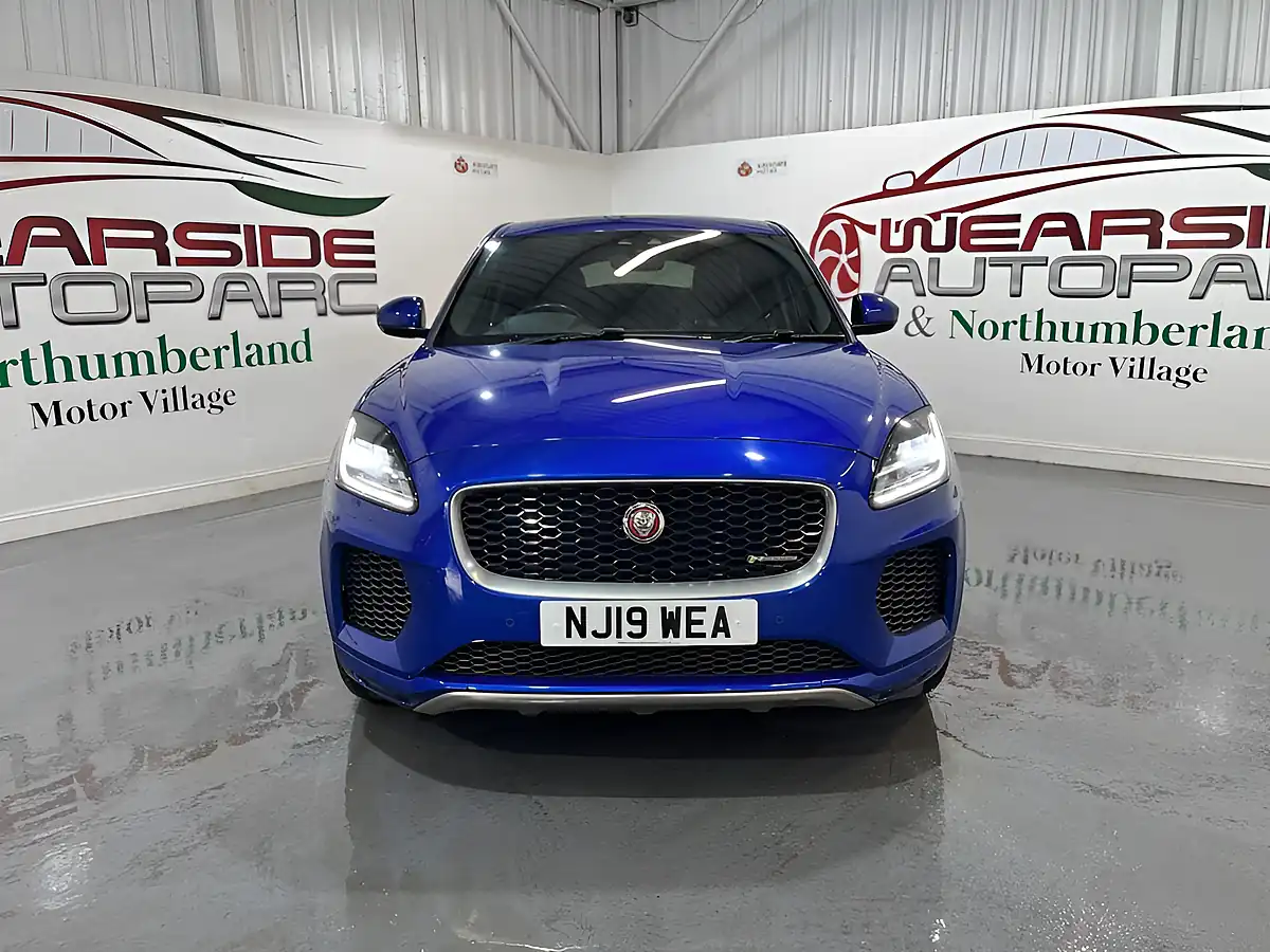 Used 2019 Jaguar E-Pace R-Dynamic Se Blue - Interior and Exterior details 2