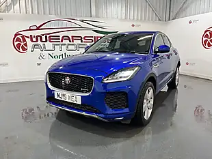 Used 2019 Jaguar E-Pace R-Dynamic Se Blue - Interior and Exterior details 3