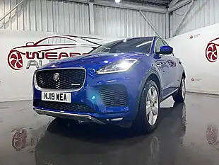 Used 2019 Jaguar E-Pace R-Dynamic Se Blue - Interior and Exterior details 4