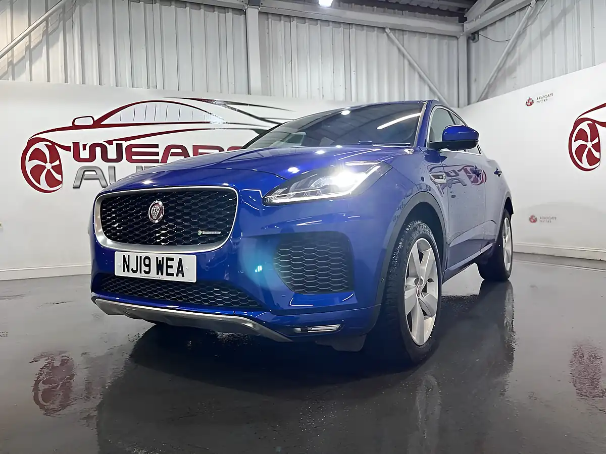 Used 2019 Jaguar E-Pace R-Dynamic Se Blue - Interior and Exterior details 4