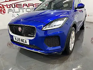 Used 2019 Jaguar E-Pace R-Dynamic Se Blue - Interior and Exterior details 5