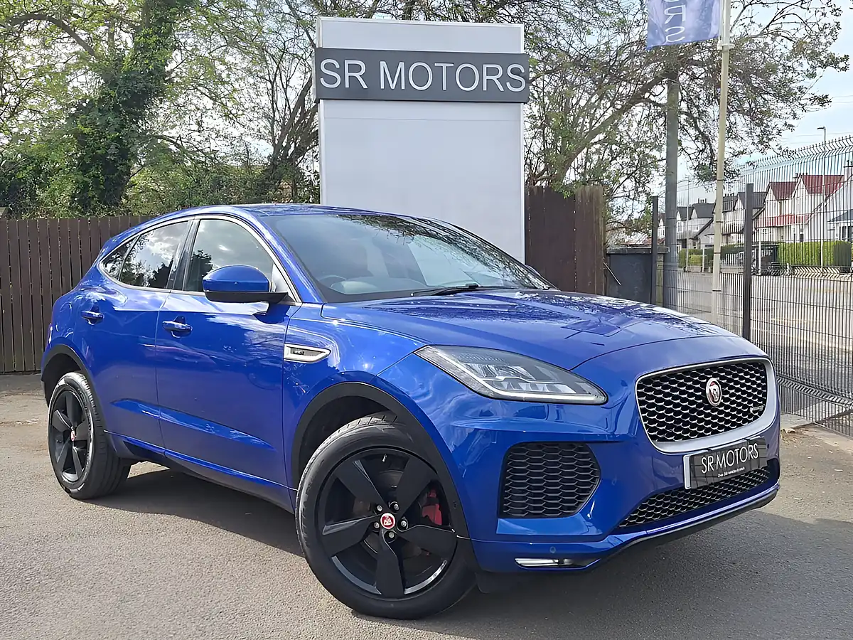 Used 2019 Jaguar E-Pace R-Dynamic Se Blue - Front View