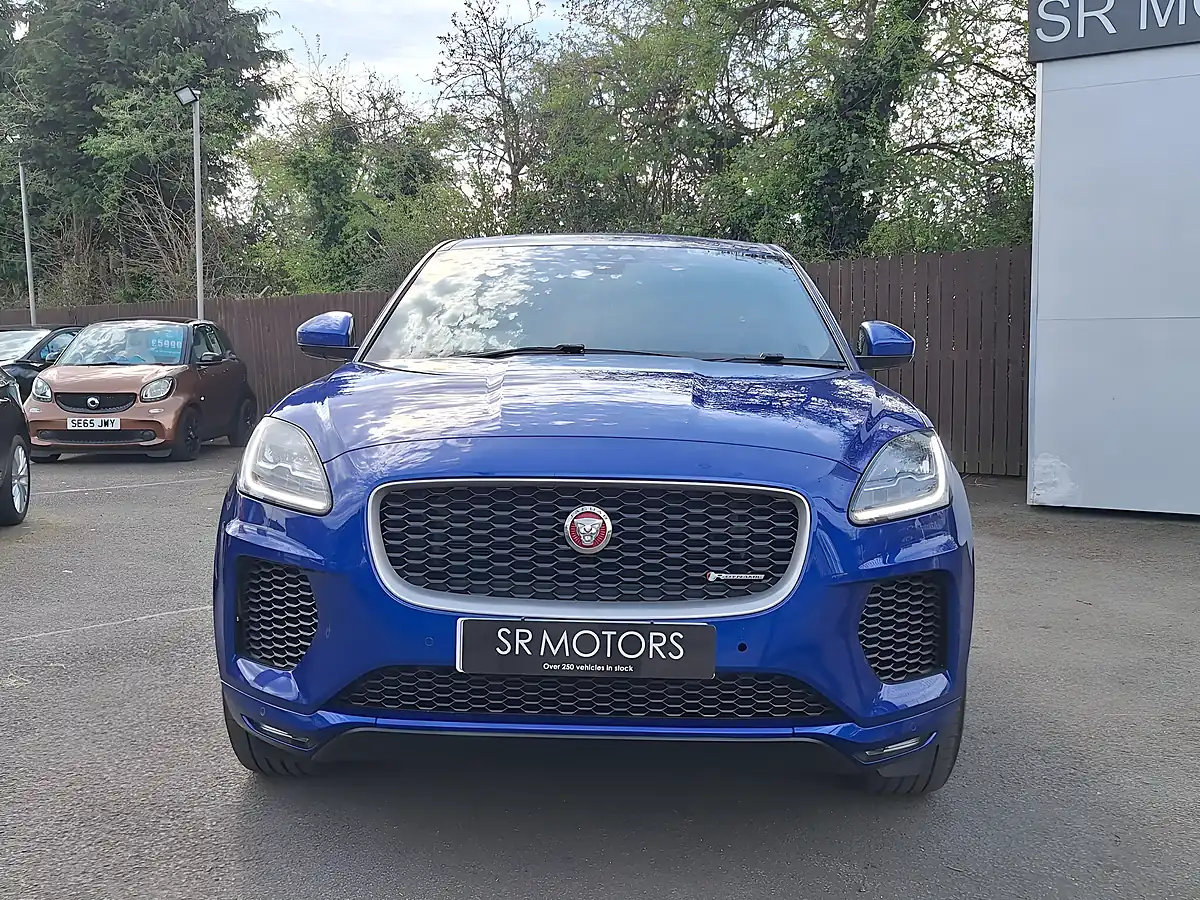 Used 2019 Jaguar E-Pace R-Dynamic Se Blue - Interior and Exterior details 2
