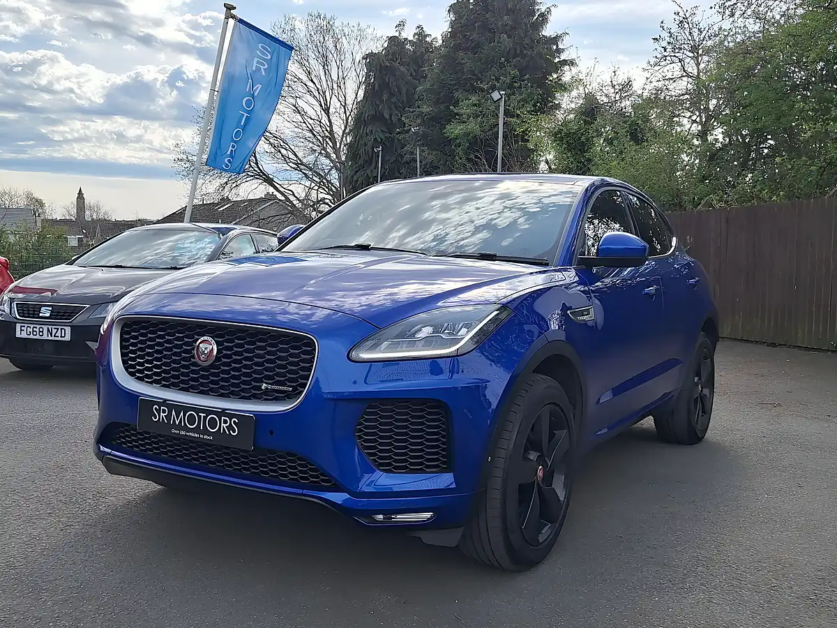 Used 2019 Jaguar E-Pace R-Dynamic Se Blue - Interior and Exterior details 3