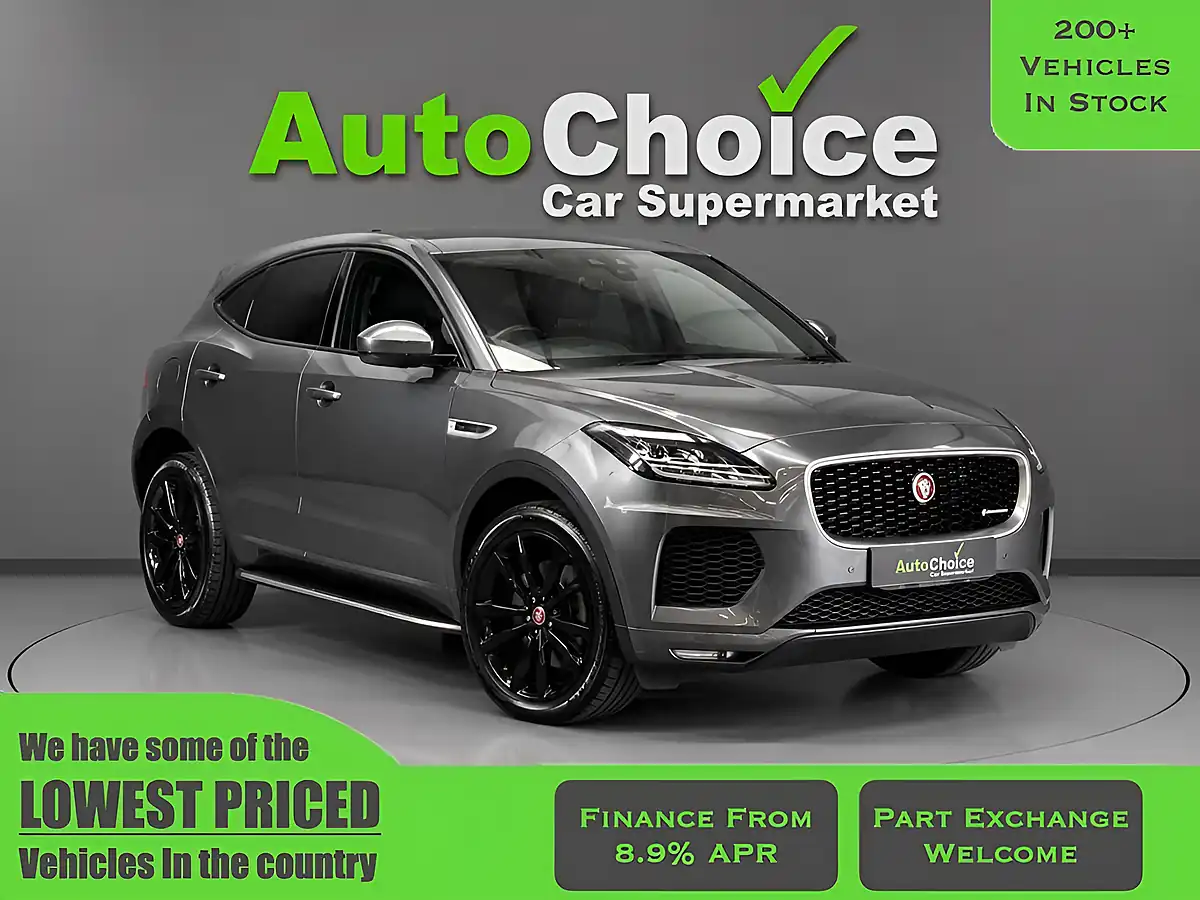 Used 2019 Jaguar E-Pace R-Dynamic Se Grey - Front View