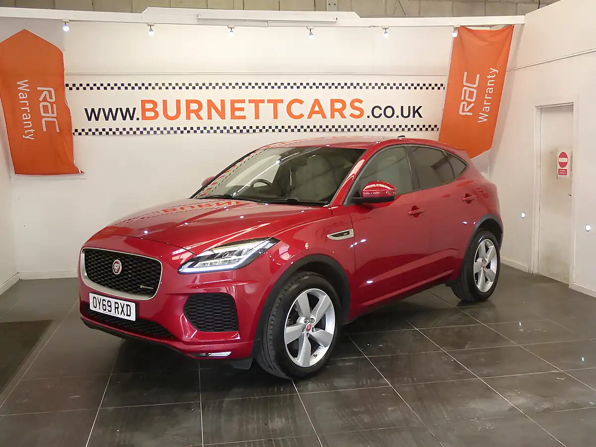 Used 2019 Jaguar E-Pace R-Dynamic Se Red Metallic - Interior and Exterior details 2