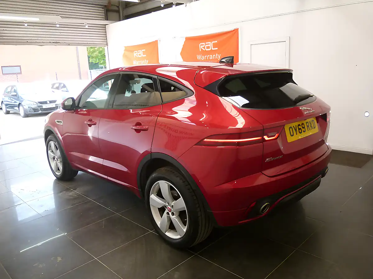 Used 2019 Jaguar E-Pace R-Dynamic Se Red Metallic - Interior and Exterior details 6