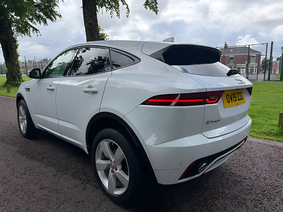 Used 2019 Jaguar E-Pace R-Dynamic Se White - Interior and Exterior details 5