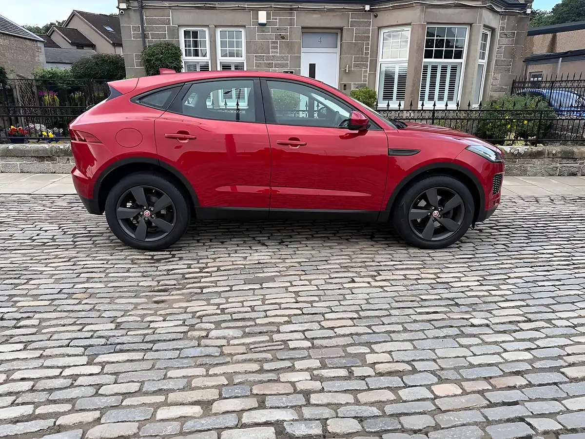 Used 2019 Jaguar E-Pace Red - Interior and Exterior details 4