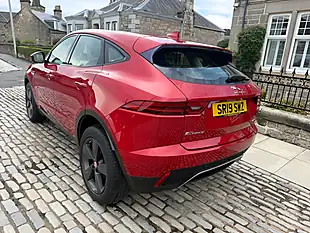 Used 2019 Jaguar E-Pace Red - Interior and Exterior details 9