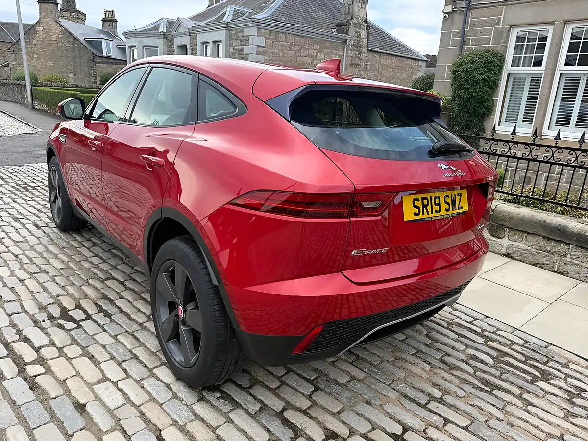 Used 2019 Jaguar E-Pace Red - Interior and Exterior details 9