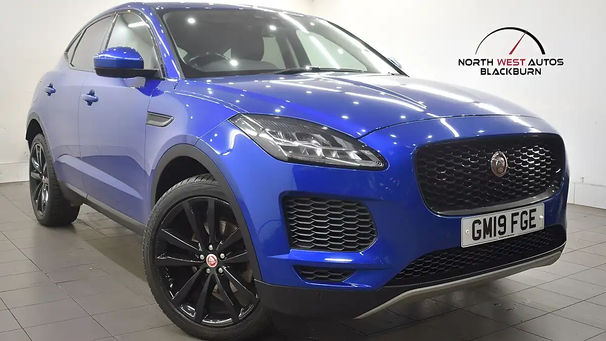 Used 2019 Jaguar E-Pace S Blue - Interior and Exterior details 2