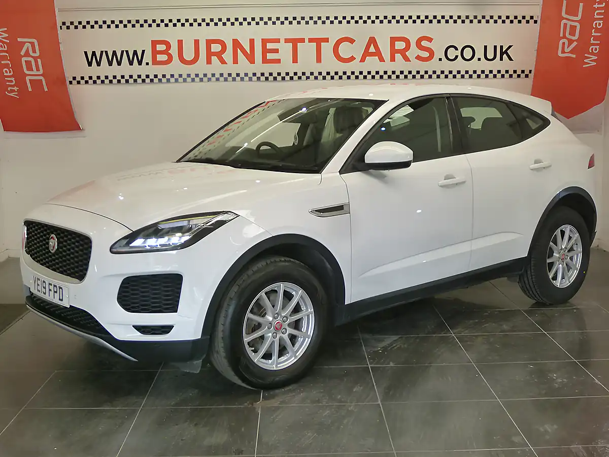Used 2019 Jaguar E-Pace White - Front View