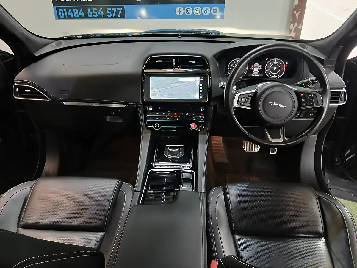 Used 2019 Jaguar F-Pace Chequered Flag Black - Interior and Exterior details 11