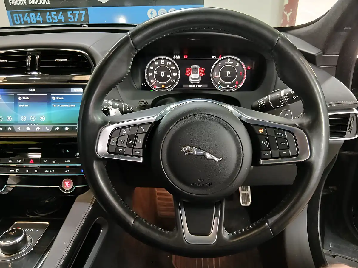 Used 2019 Jaguar F-Pace Chequered Flag Black - Interior and Exterior details 12